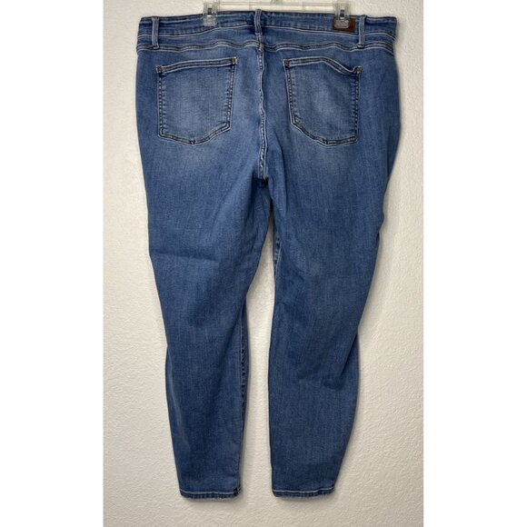 Judy Blue Skinny Fit Plus Sz Jeans 24W Straight Leg JB82548MD-PL - Picture 6 of 12